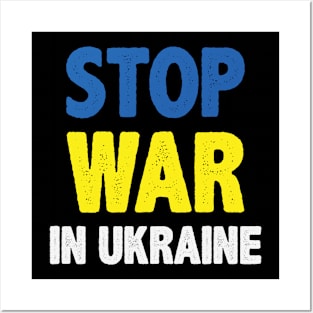 Stop War In Ukraine Posters and Art